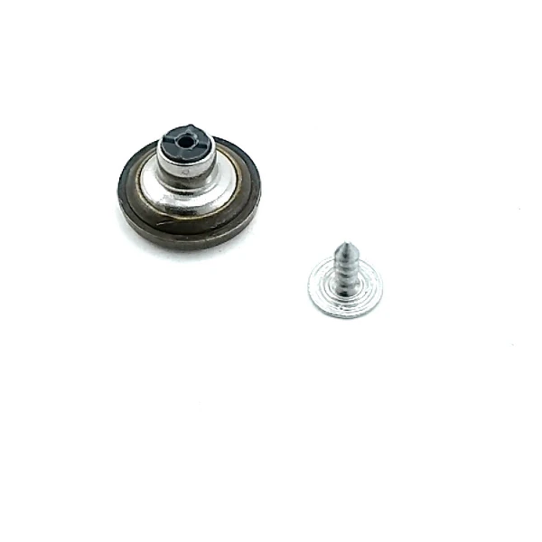Çapa Desenli Çakma düğme  17 mm 28 Boy E 906