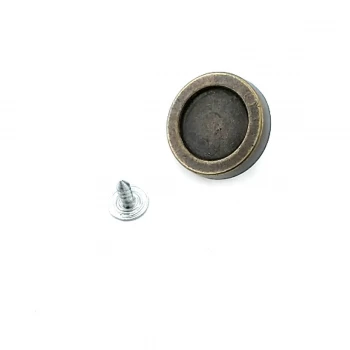 Enamel Plain Jeans Button 22 mm 37 L  E 916