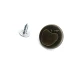 Jeans Button with Apple Logo 16 mm 26 L E 931 Jeans Button with Apple Logo 16 mm 26 L E 931