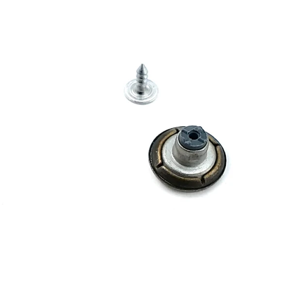 Jeans Button with Apple Logo 16 mm 26 L  E 931