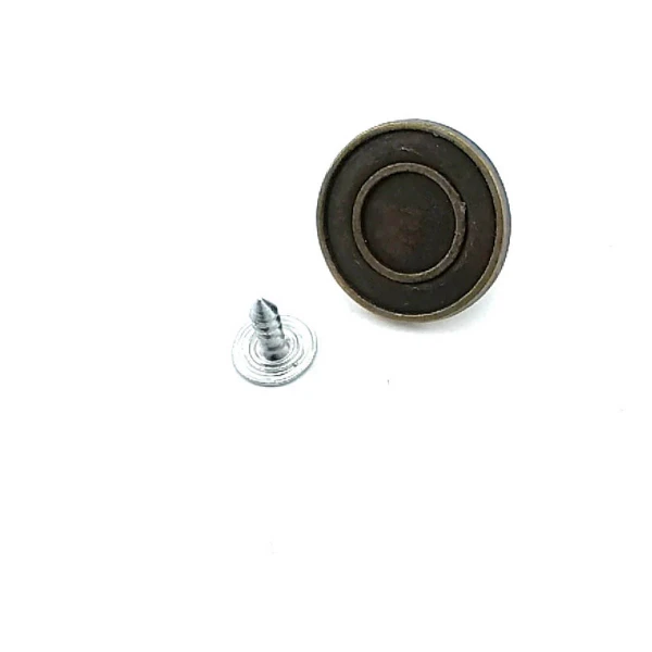 Mineli Halka Desenli Kot Düğmesi 19 mm 30 Boy E 939