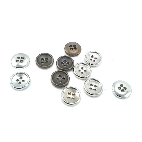 12 mm - 20 size Simple Four-Hole Metal Button