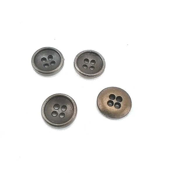 12 mm - 20 size Simple Four-Hole Metal Button