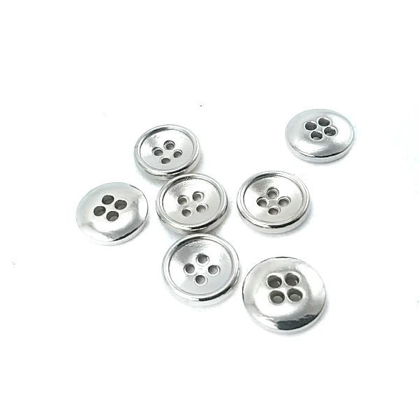 12 mm - 20 size Simple Four-Hole Metal Button