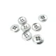 12 mm - 20 size Simple Four-Hole Metal Button