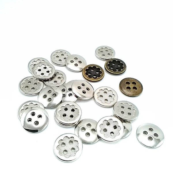15 mm Sew-Through Button front and detail view