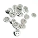 15 mm Sew-Through Button front and detail view