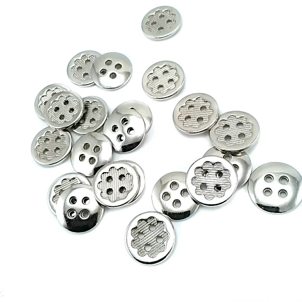 15 mm Sew-Through Button front and detail view