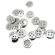 15 mm Sew-Through Button front and detail view