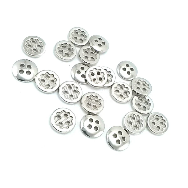 13 mm Flower Design Lined 4-Hole Sewing Button