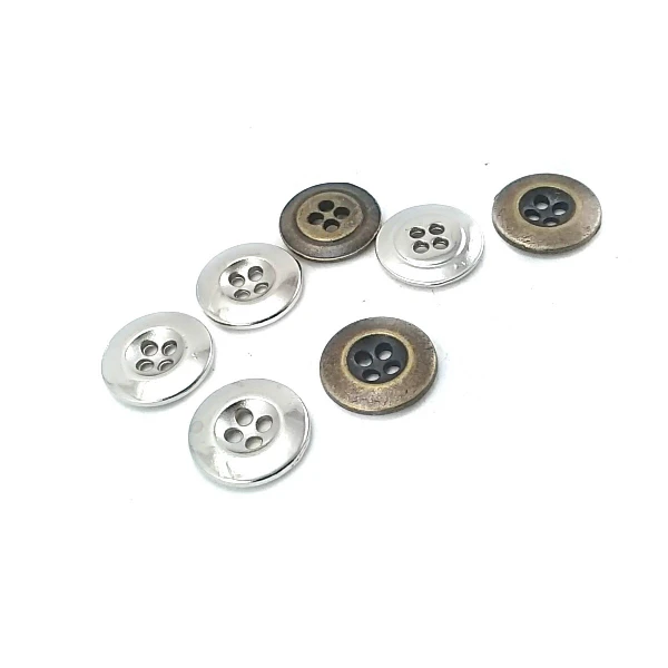 15 mm - 24 size Classic Four Hole Metal Button