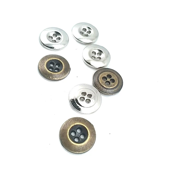 15 mm - 24 size Classic Four Hole Metal Button