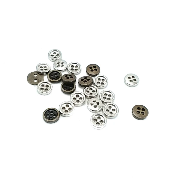 9 mm Dikme Düğme ön ve detay görünümü