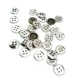 11 mm - 18 size Simple Four-Hole Metal Button