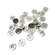 11 mm - 18 size Simple Four-Hole Metal Button