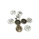 11 mm - 18 size Simple Four-Hole Metal Button