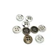 11 mm - 18 size Simple Four-Hole Metal Button