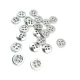 11 mm - 18 size Flower Design Lined Four-Hole Sewing Button