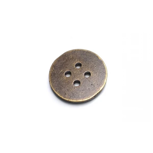 17 mm Sew-Through Button front and detail view