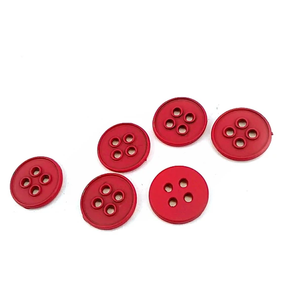 17 mm Sew-Through Button front and detail view