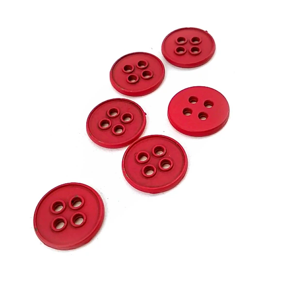 17 mm Sew-Through Button front and detail view