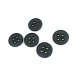 17 mm Sew-Through Button front and detail view