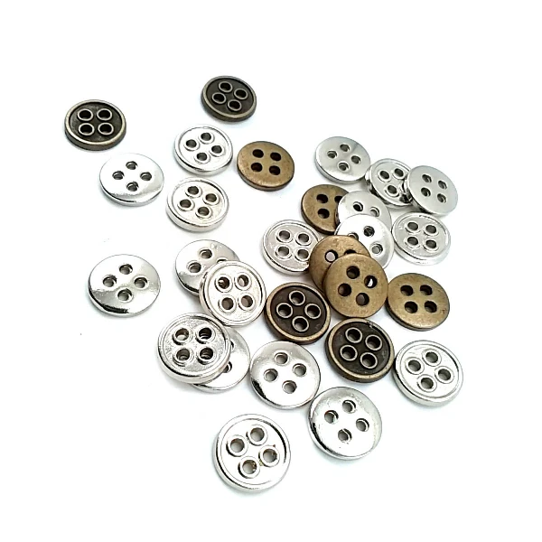13 mm Çizgili Delikli Dört Delikli  Düğme