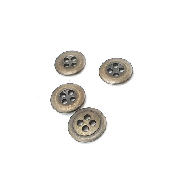 16 mm Sew-Through Button front and detail view
