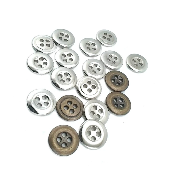 16 mm Sew-Through Button front and detail view