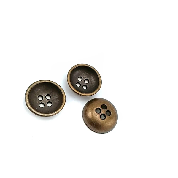17 mm Sew-Through Button front and detail view