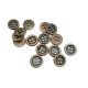 10 mm Sew-Through Button front and detail view