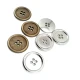 26 mm Four-hole post metal button 42 lignes