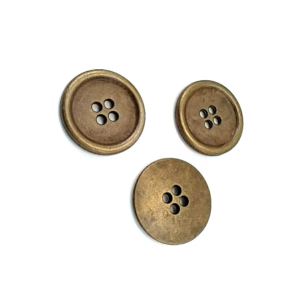 26 mm Four-hole post metal button 42 lignes