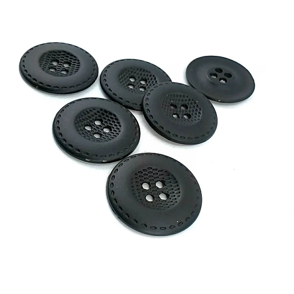 Four Hole Metal Sewing Button Matt Dyed 25 mm 40 L E 460 BY