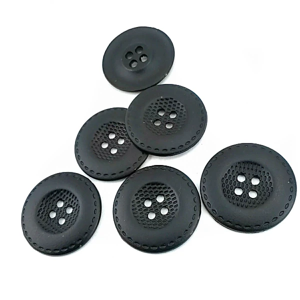 Four Hole Metal Sewing Button Matt Dyed 25 mm 40 L E 460 BY
