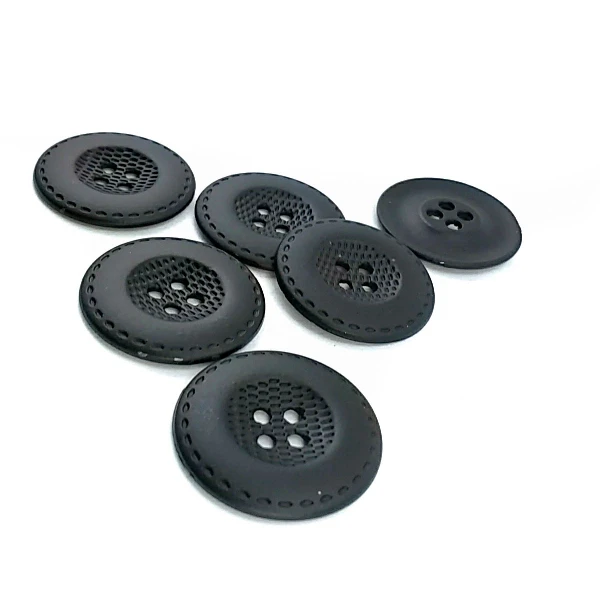 Four Hole Metal Sewing Button Matt Dyed 25 mm 40 L E 460 BY
