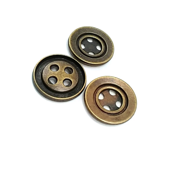 27 mm Metal Strut Button with Four Holes