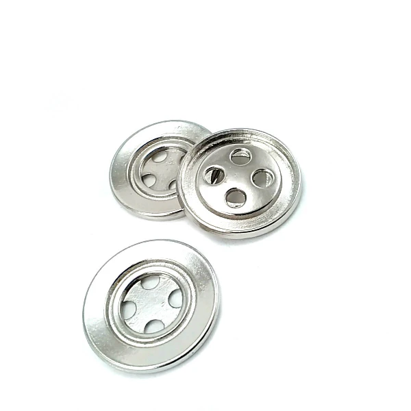 27 mm Metal Strut Button with Four Holes