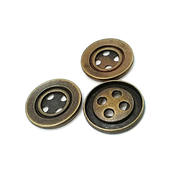 27 mm Metal Strut Button with Four Holes