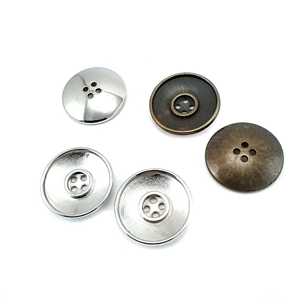 25 mm - 40 lignes Metal button post with four holes