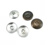 25 mm - 40 lignes Metal button post with four holes E 67