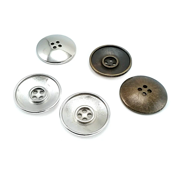 25 mm - 40 lignes Metal button post with four holes