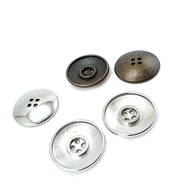25 mm - 40 lignes Metal button post with four holes