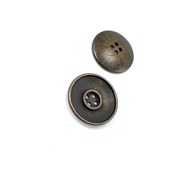 25 mm - 40 lignes Metal button post with four holes