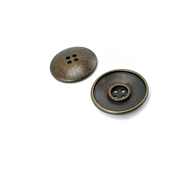 25 mm - 40 lignes Metal button post with four holes