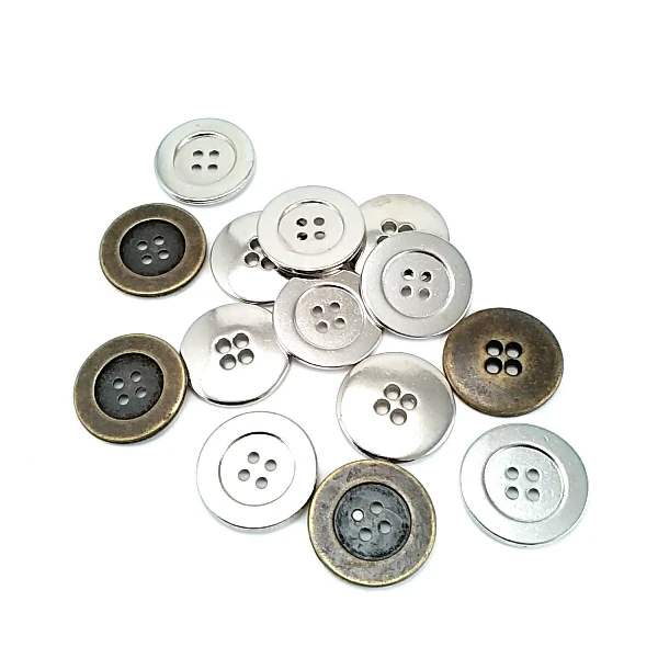 20 mm - 35 size Four Hole Metal Button