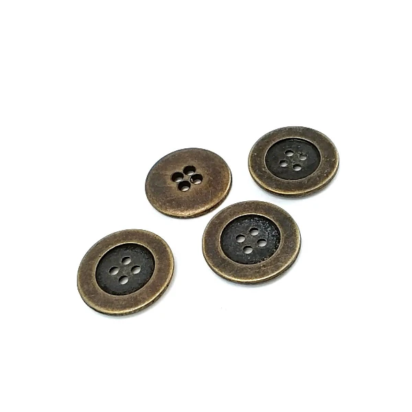 20 mm - 35 size Four Hole Metal Button