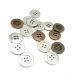 14 mm - 22 boy  Dört Delikli Metal Düğme