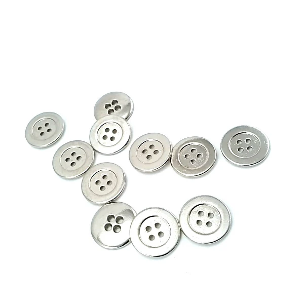 14 mm - 22 boy  Dört Delikli Metal Düğme