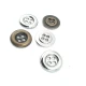 Metal Button With Four Holes 16 mm 26 lignes